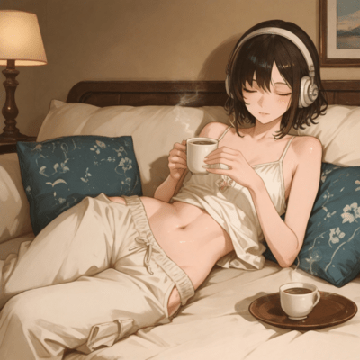 The Sound of a Robot's Tear : Lo-Fi Coffee Shop Ambience Front Cover