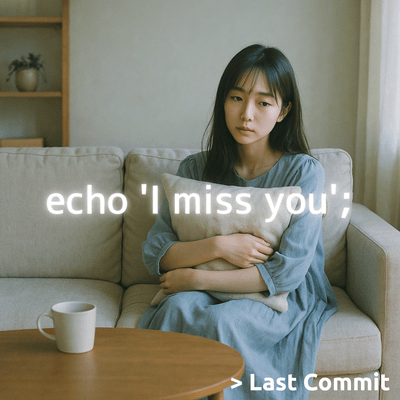 echo 'I miss you'; Front Cover