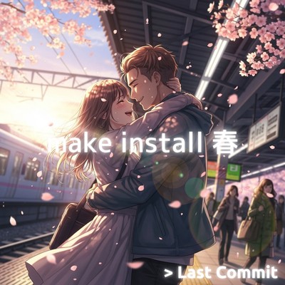 make install 春のジャケット写真