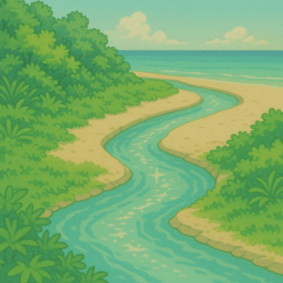 Sunlit Spray Letters Front Cover