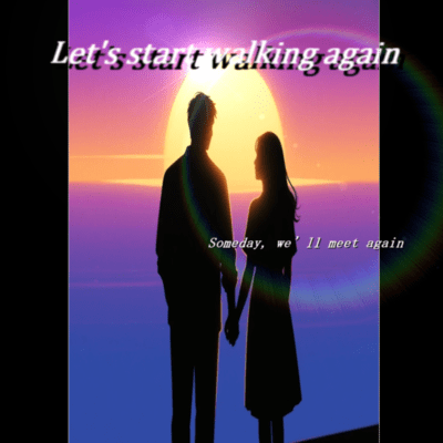 Let's start walking again Front Cover