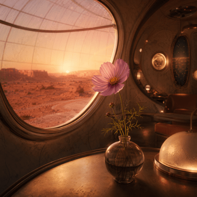 Cosmos in the Mars Dome (Cosmic Sleep Music) Front Cover