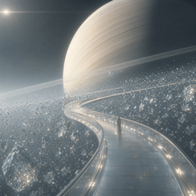 Promenade on Saturn's Rings Front Cover