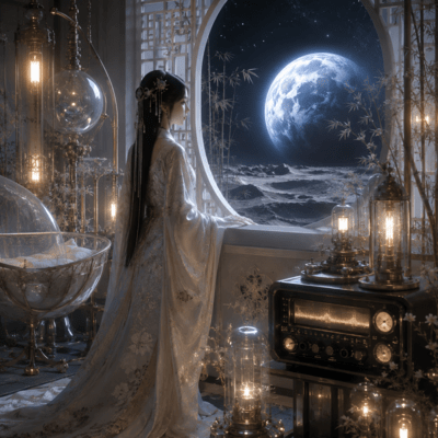 The Vacuum Tube Princess Kaguya (Cosmic Sleep Music) Front Cover
