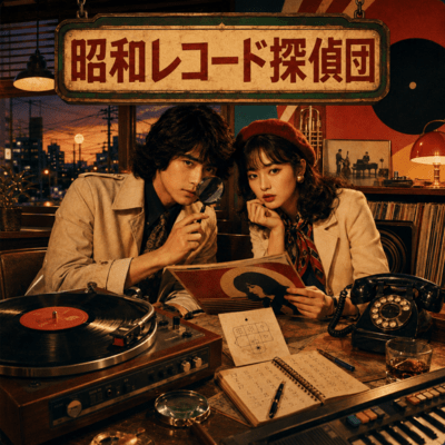 Showa Record Detectives (feat. Meow-Meow Band) Front Cover