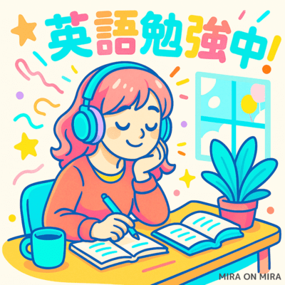 英語勉強中! - 歌で覚える -のジャケット写真