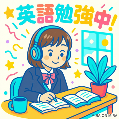 英語勉強中!vol.5 –聴いて覚える高校受験英作文100表現・英語学習に最適–のジャケット写真