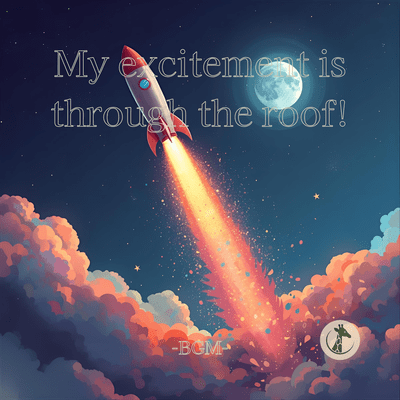 My excitement is through the roof!のジャケット写真