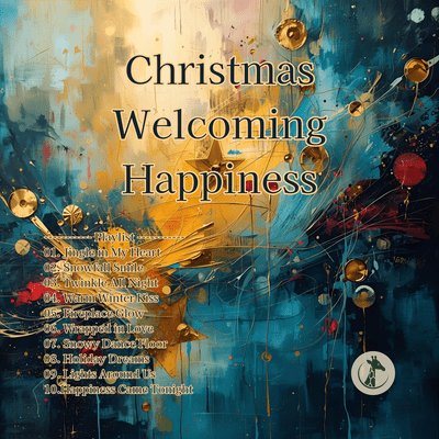 Christmas Welcoming Happiness Front Cover