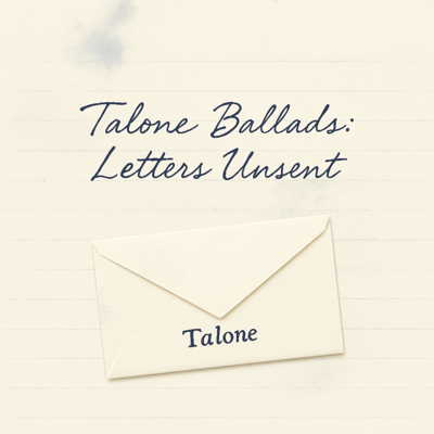 Talone Ballads Letters Unsent Front Cover