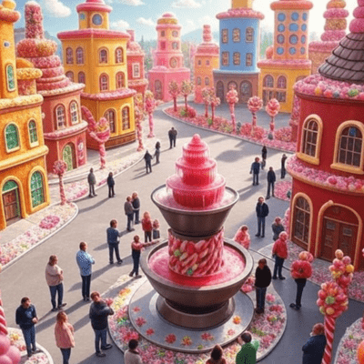 The town of sweets Front Cover