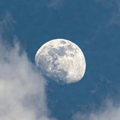 The moon that can be seen during the day Front Cover