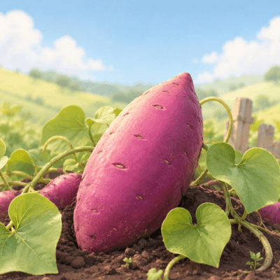 Sweet potatoes raised in the countryside Front Cover