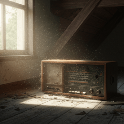 The broken radio Front Cover