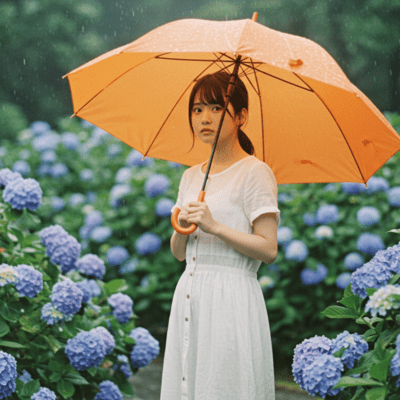 雨の向こうでのジャケット写真