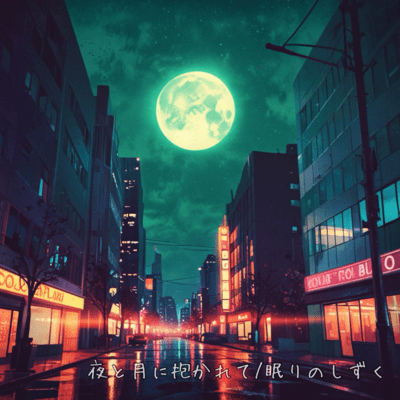 夜と月に抱かれて/眠りのしずくのジャケット写真