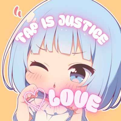tap is justice love (feat. Ui) Front Cover