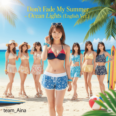 Don't Fade My Summer - Ocean Lights (English Ver.) Front Cover