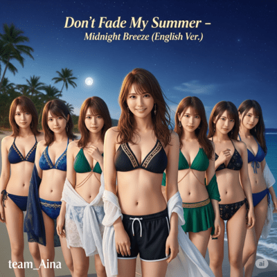 Don't Fade My Summer - Midnight Breeze (English Ver.) Front Cover