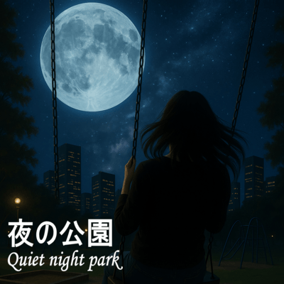 Quiet night park (Original) Front Cover