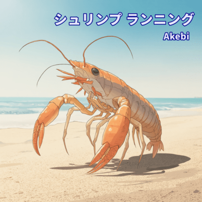 Shrimp Running Front Cover
