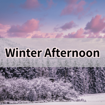 WInter Afternoon Front Cover