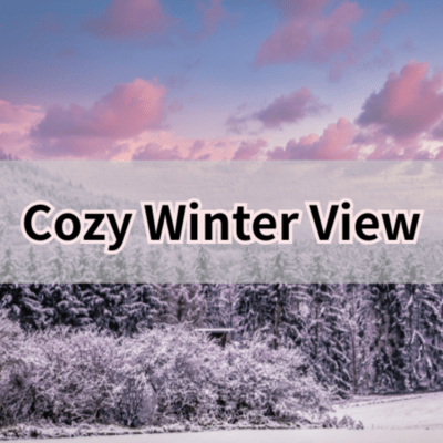 Cozy Winter View Front Cover