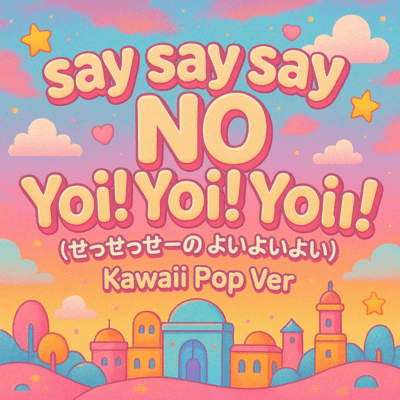say say say NO Yoi!Yoi!Yoi! (Kawaii Pop version) Front Cover