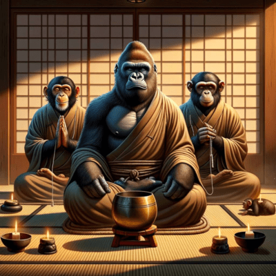 Saru Gorilla Chimpanzee - Reiwa (Chant Version) Front Cover