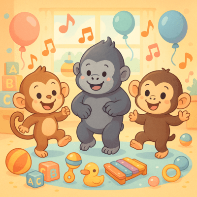 Saru Gorilla Chimpanzee REIWA (Baby Dance Ver) Front Cover