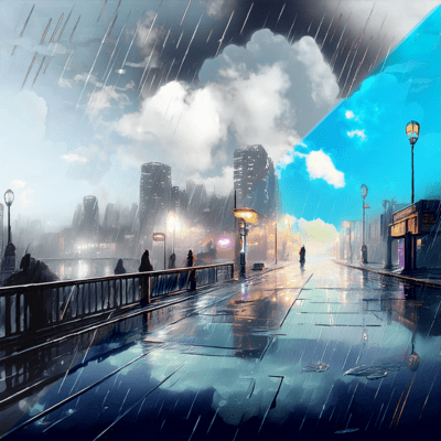 The complexion of rain Front Cover