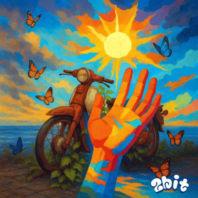 Beyond the cloudy sky / color Front Cover