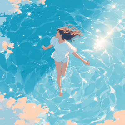 Summerpopping shower Front Cover