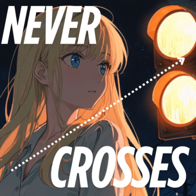 Never Crosses Front Cover