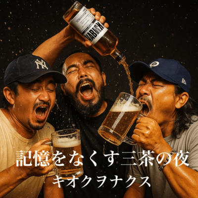 記憶をなくす三茶の夜のジャケット写真