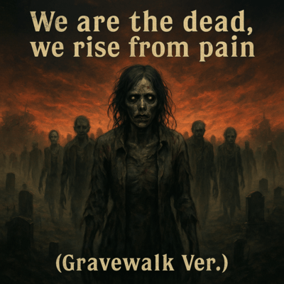 We are the dead, we rise from pain (Gravewalk Ver) Front Cover