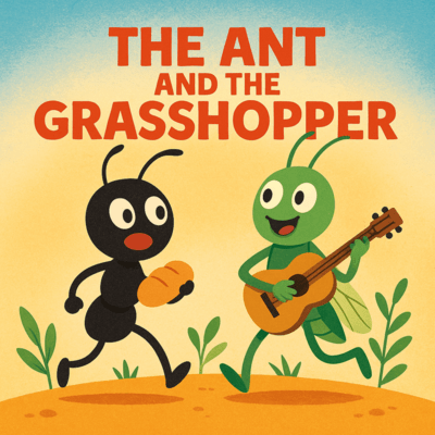 The Ant and the Grasshoppe Front Cover