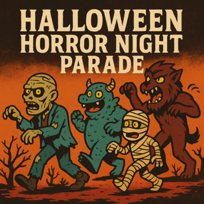 Halloween Horror Night Parade Front Cover