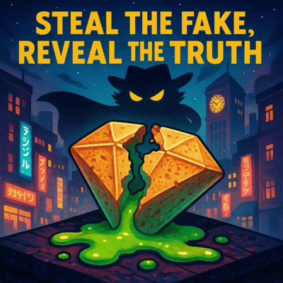Steal the Fake, Reveal the Truth Front Cover