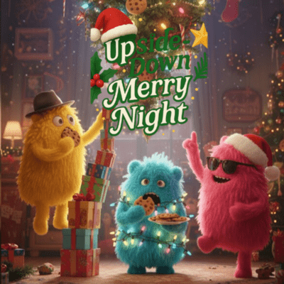 Upside-Down Merry Night Front Cover