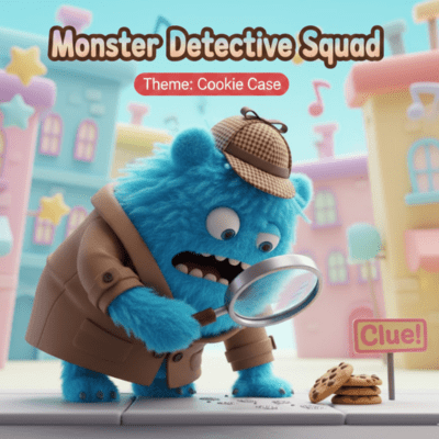 Monster Detective Squad Theme: Cookie Case Front Cover