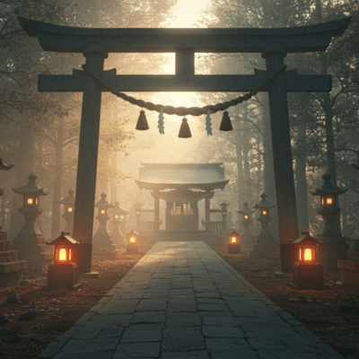 Japanese Mythical Battle BGM Front Cover