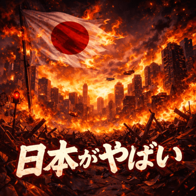 NIHON GA YABAI Front Cover