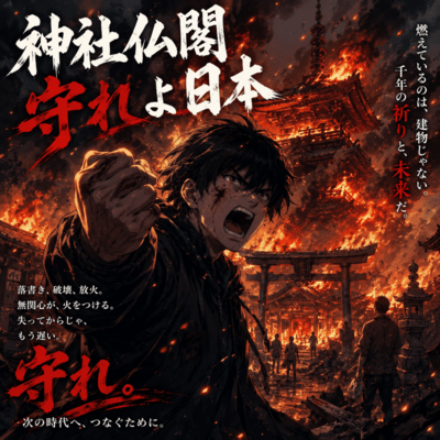神社仏閣を守れ!のジャケット写真