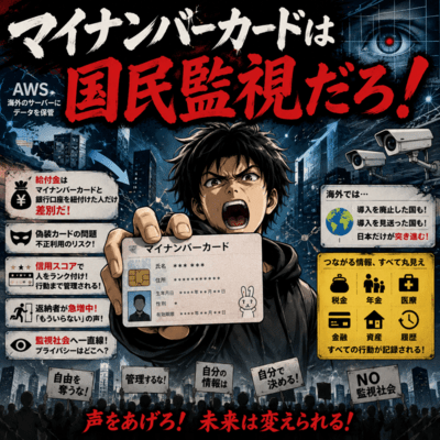 The My Number Card is just a tool for monitoring citizens, isn't it! Front Cover
