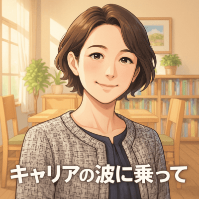 キャリアの波に乗ってのジャケット写真