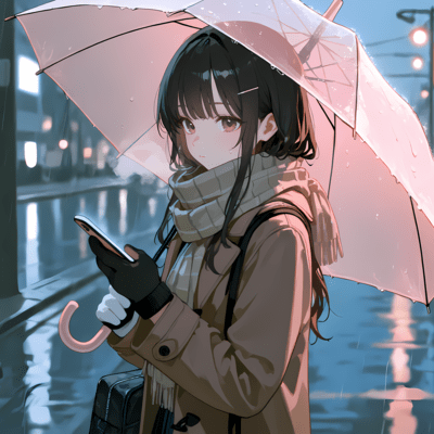 Rhythms Blurred by Shimmering Rain Front Cover