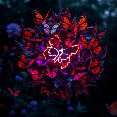 Butterfly Night Walk Front Cover