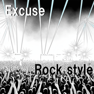 EXCUSE (Rock style) Front Cover