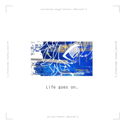 Life goes on Front Cover